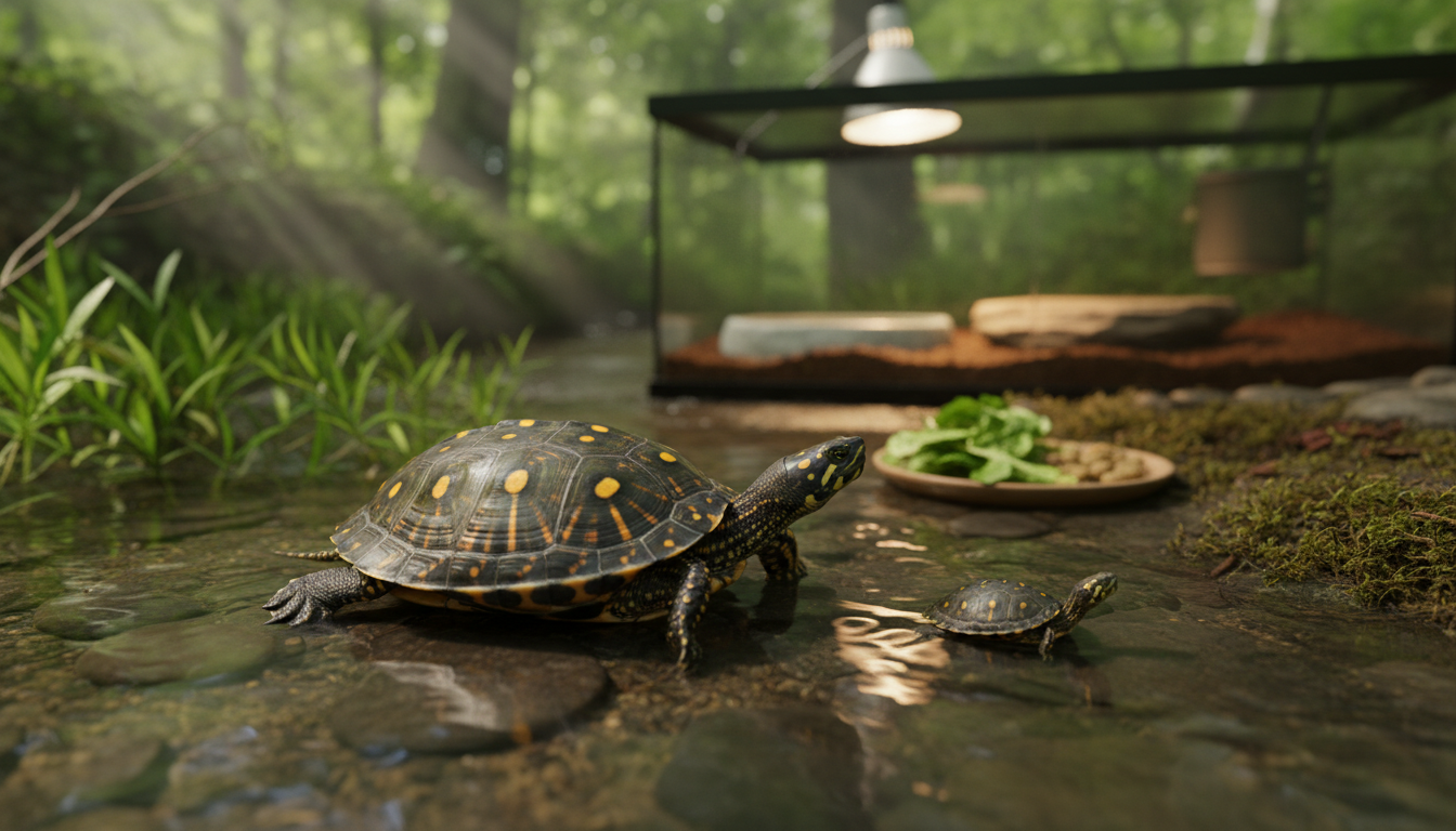 Benekli Kaplumbağa Özellikleri ve Bakımı