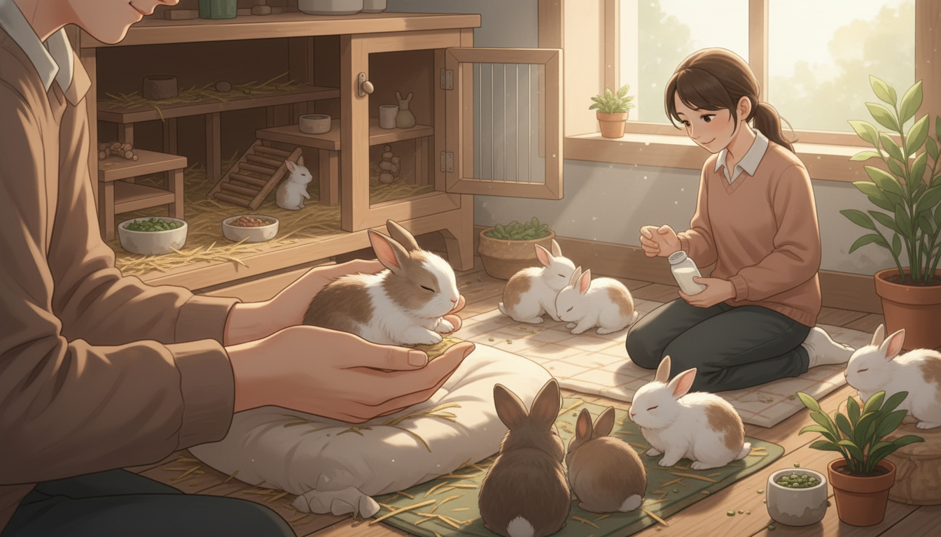 Yavru Tavşan Bakımı